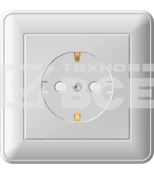 Розетка 1-м СП W59 16А защ. шторки с заземл. сл. кость SchE RS16-152-28 (РС16-152-28)