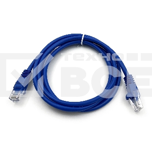 Патч-корд Buro UTP cat5E 1.5м синий RJ-45 (m)-RJ-45 (m)