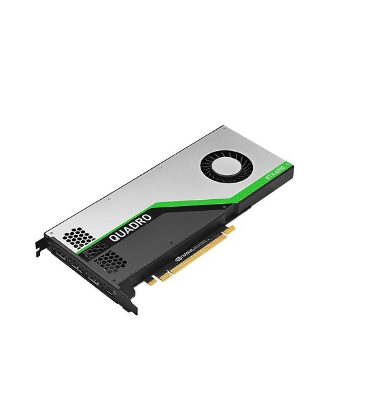 Видеокарта PNY NVIDIA Quadro RTX 4000 (Turing TU106), 8GB GDDR6/256 bit, , 3xDP, DisplayPort-DVI-D, USB Type-C, 1xStereo, 1xSync,PCI Express 3.0 16x VCQRTX4000BLK-1