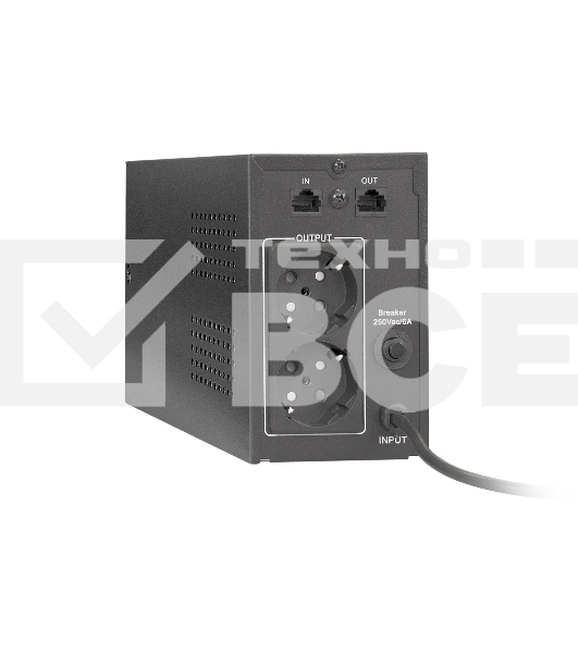 Источник бесперебойного питания ExeGate Power Smart ULB-850.LCD.AVR.EURO.RJ<850VA/480W, LCD, AVR, 2 евророзетки, RJ45/11, Black>