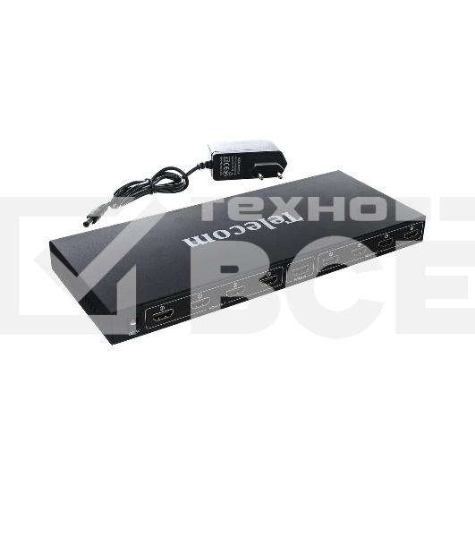 Разветвитель HDMI 1=>8 Telecom  <TTS5030>, каскадируемый , 1.4v+3D