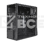 Корпус Minitower ExeGate BAA-113-AAA350 (mATX, БП AAA350 с вент. 8см, 2*USB, аудио, черный), фото2