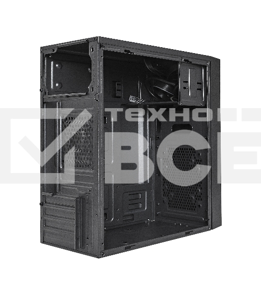 Корпус Minitower ExeGate BAA-113-AAA350 (mATX, БП AAA350 с вент. 8см, 2*USB, аудио, черный)