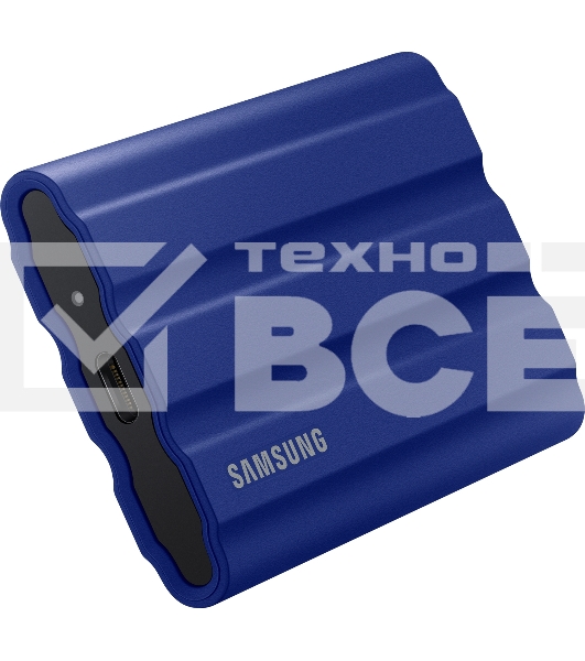 Накопитель SSD Samsung T7 Shield MU-PE1T0R/WW, USB3.2, 1ТБ, синий