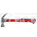 Молоток-гвоздодер Matrix 450 г, боек 27 мм, фибергласовая обрезиненная рукоятка, фото3