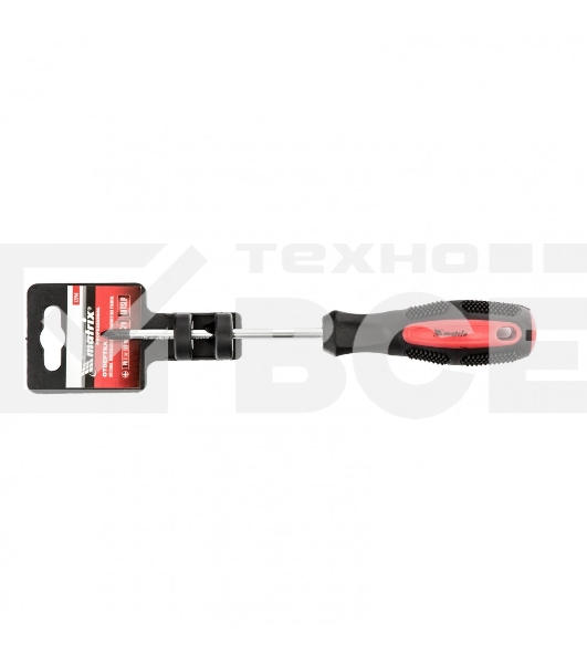 Отвертка Matrix Anti-Slip, PH1 х 100 мм, CrV, двухкомп. рукоятка