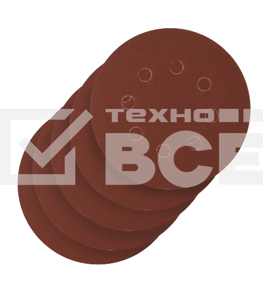 Круг абразивный Сибртех на ворсовой подложке под 