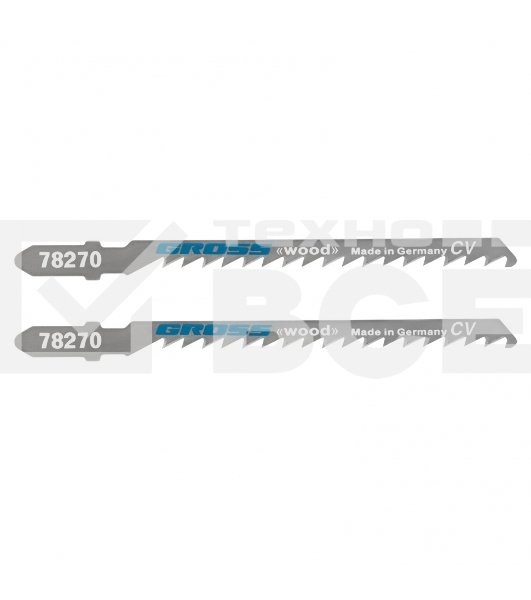 Полотна для электролобзика GROSS по дереву, 2 шт.( 3105 - T244D )  78270