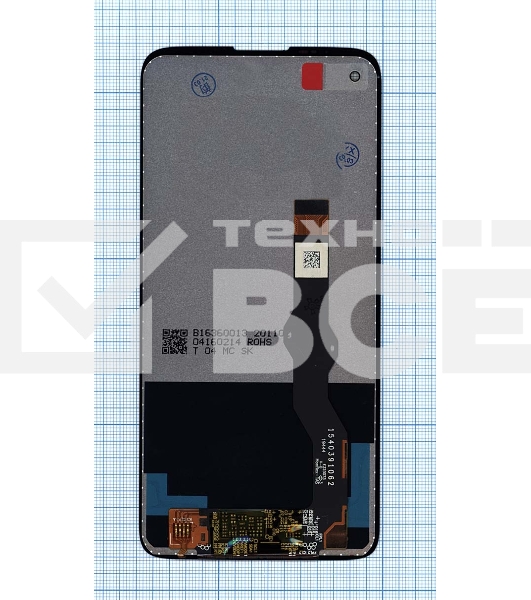 Дисплей для Motorola G8 Power черный