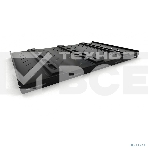 Полка стационарная усиленная Hyperline TSH3H-850-RAL9004 глубина 850 мм, с боковым креплением, нагрузка до 100 кг, для шкафов серии TTB, TTBR, 485х850мм (ШхГ), цвет черный (RAL 9004), фото4
