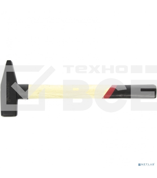 Молоток слесарный Matrix, 1000 г, квадратный боек, деревянная рукоятка