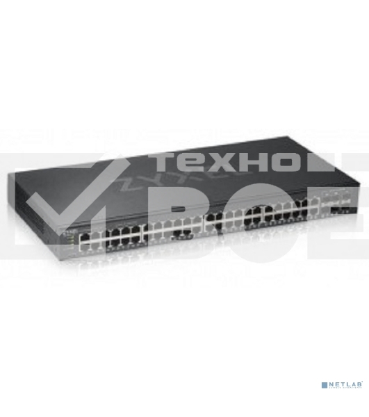 Коммутатор ZYXEL GS1920-48v2 Hybrid Smart switch Zyxel Nebula Flex, 44xGE, 4xCombo (SFP/RJ-45), 2xSFP, Standalone / cloud management