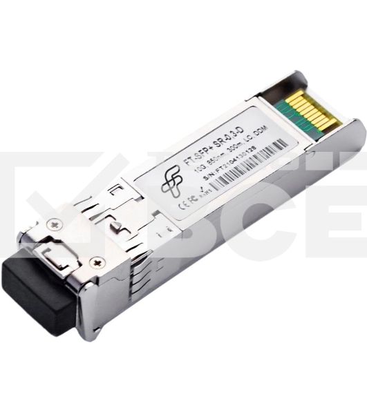 Трансивер FT-SFP+SR-0,3-D 10G, SFP+, LC MMF SR 300m, 850nm laser, OEM, Fibertrade