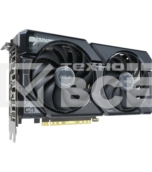Видеокарта Asus DUAL-RTX4060TI-O8G-EVO NVIDIA GeForce RTX 4060TI 8Gb PCI-E 4.0 128bit GDDR6 2565/18000 HDMIx1 DPx3 HDCP Ret