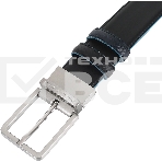 Ремень мужской Piquadro Blue Square CU2619B2/NBLU2, черный/темно-синий, натур.кожа, фото5