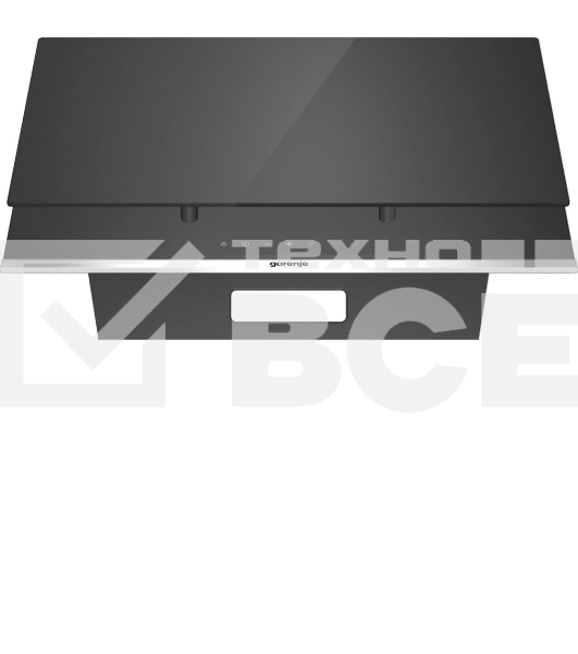 Вытяжка наклонная Gorenje WHI649X21P черный/серебристый, 60 см, 740 куб. м/ч, 67 дБ