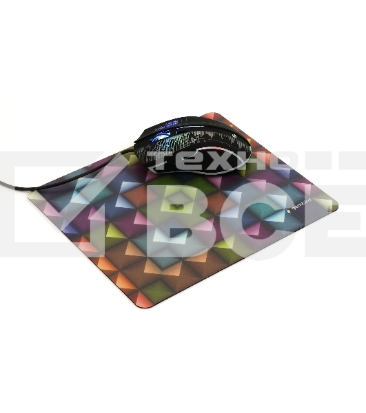 Коврик для мыши Gembird MP-ART48, 'калейдоскоп', 229х195х2мм, вспененный ПВХ/пластик, пакет