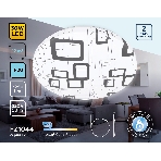 Потолочный светодиодный светильник Ambrella light FZ1044 WH/BK белый/черный 30W 6400K D370*55 (Без ПДУ), фото 1