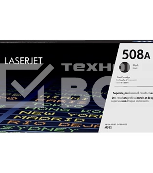 Тонер Картридж HP 508A CF360A черный для HP CLJ M552/M553 (6000стр.)