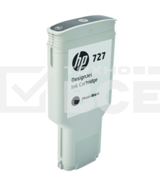 Картридж струйный HP 727 с серыми чернилами для принтеров Designjet, 300 мл