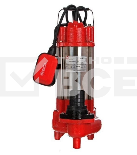 Фекальный насос QUATTRO ELEMENTI 910-171 Sewage 1200F Ci1200 Вт, 22000 л/ч, для грязной воды, 16