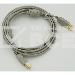 Кабель USB 2.0 PRO Am-Bm /Экран, покрытие Gold flash, 2x ферритовых фильтра 3м, фото2
