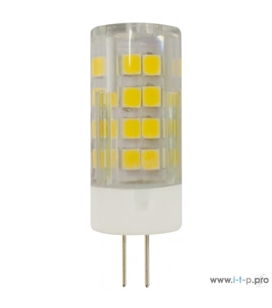 Лампа светодиодная ЭРА LED smd JC-5w-220V-corn, ceramics-827-G4
