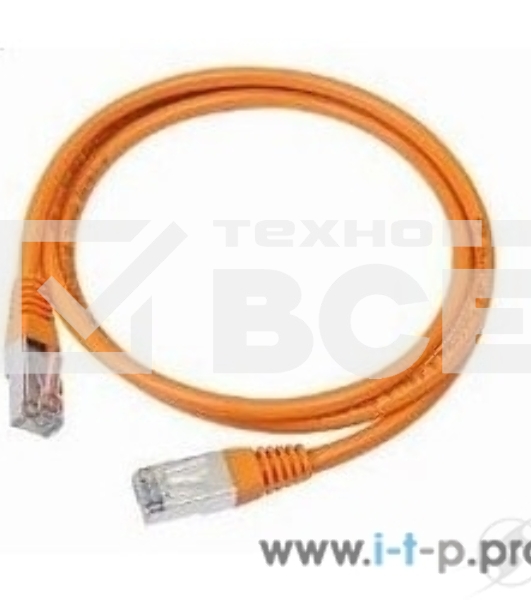 Патч-корд UTP Cablexpert PP12-0.5M/O кат. 5e, 0.5м, литой, многожильный (оранжевый)