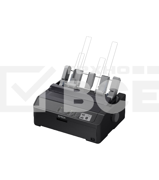 Принтер Epson FX-890II (C11CF37401), матричный A4, 9х2-игольный (80 колонок), высокоскоростной (735 cps), до 6 экземпляров одновременно (1 оригинал + 5 копий), ресурс ленты: 7,5 млн. символов, USB, LPT, для больших объемов печати