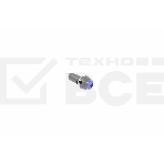 Выключатель-кнопка  250V 1А (2с) (ON)-OFF  Б/Фикс  синяя  Rexant, фото 1