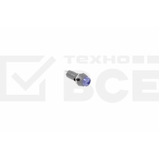 Выключатель-кнопка  250V 1А (2с) (ON)-OFF  Б/Фикс  синяя  Rexant