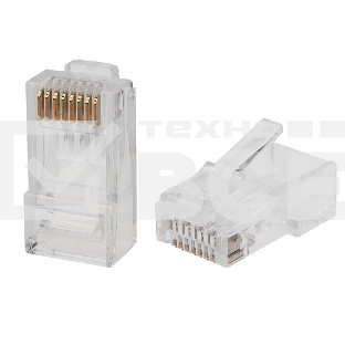 Разъем Rexant  RJ-45(8P8C) под витую пару, UTP, категория 6