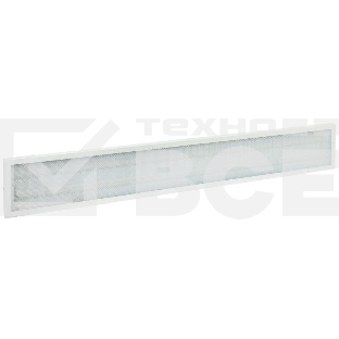 Светильник светодиодный IEK LDVO2-6568-36-6500-K01 ДВО 6568-P 36Вт 6500К 1200х180х20 призма аналог люм.свет. 4х18 накладных или в потолок Армстронг