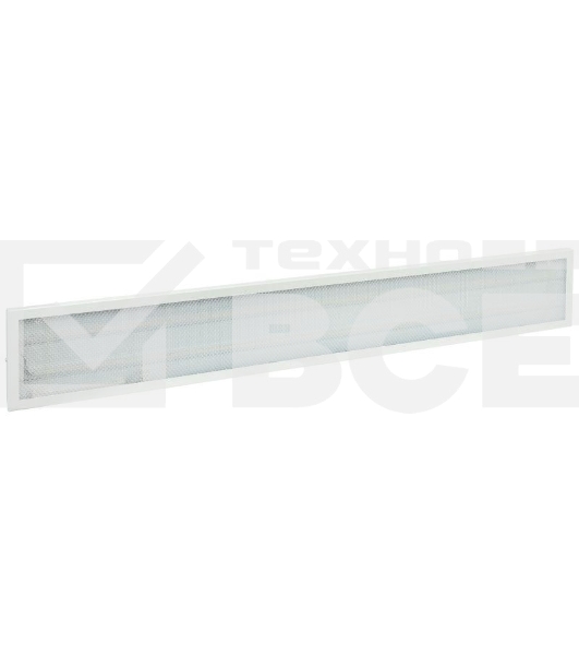 Светильник светодиодный IEK LDVO2-6568-36-6500-K01 ДВО 6568-P 36Вт 6500К 1200х180х20 призма аналог люм.свет. 4х18 накладных или в потолок Армстронг