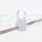 Гирлянда «LED Клип-лайт» 12 V, прозрачный ПВХ, 150 мм, цвет диодов Белый Flashing (Белый), фото5