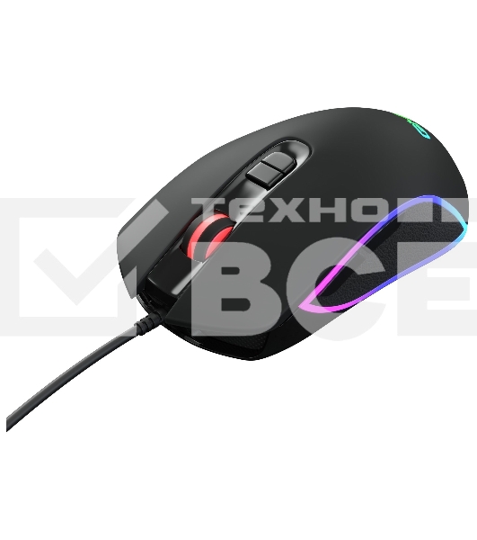 Мышь проводная GMNG 730GM черный, 12000 dpi, USB, кнопки - 7