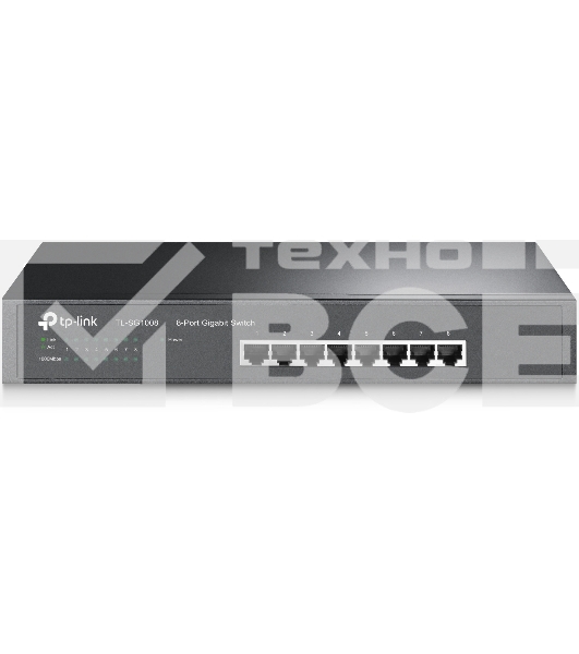 Коммутатор TP-LINK SMB TL-SG1008 8-port Gigabit Switch, 1U rack-mountable steel case