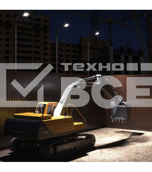 Прожектор светодиодный Gauss Elementary 100Вт 6600лм IP65 6500К черный ПРОМО