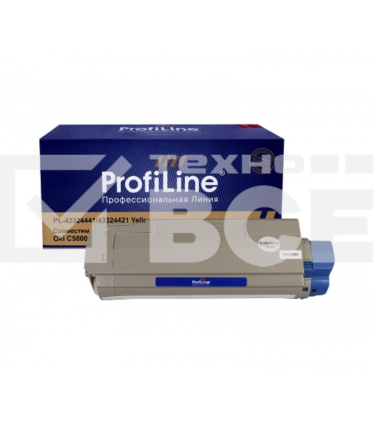 Картридж PL-43324441/43324421 для принтеров Oki C5800 Yellow 5000 копий ProfiLine