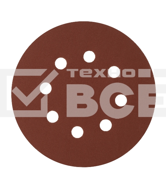 Круг абразивный Сибртех на ворсовой подложке под 