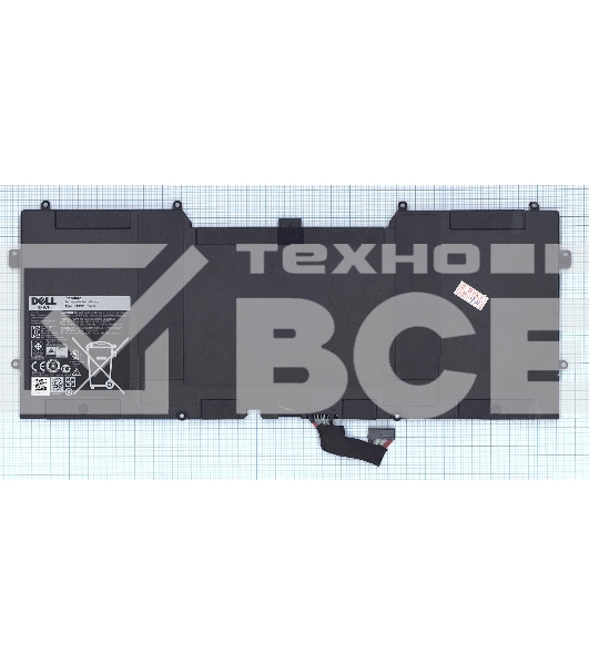 Аккумулятор для ноутбука Dell XPS 12 9Q33, 13 9333, 13-L321X, 13-L322X 7400mAh, 55Wh, 7.4V, Dell