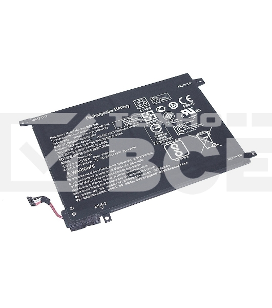 Аккумуляторная батарея для ноутбука HP Pavilion X2 10 (DO02XL) 3,8V 33Wh черный