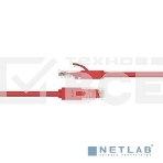 Патч-корд Greenconnect Патч-корд UTP прямой 3 m AWG24 кат.5е,  RJ45,  медь, литой (Красный), пластик пакет (GCR-LNC04-3.0m), фото4