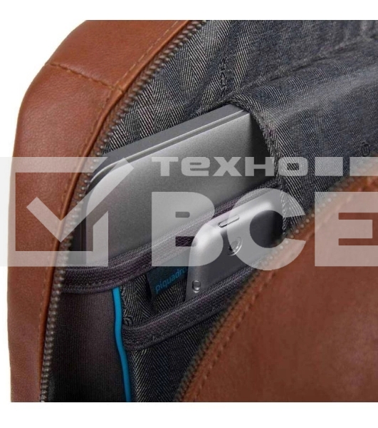 Рюкзак Piquadro Black Square CA4762B3/CU, кожа, коричневый