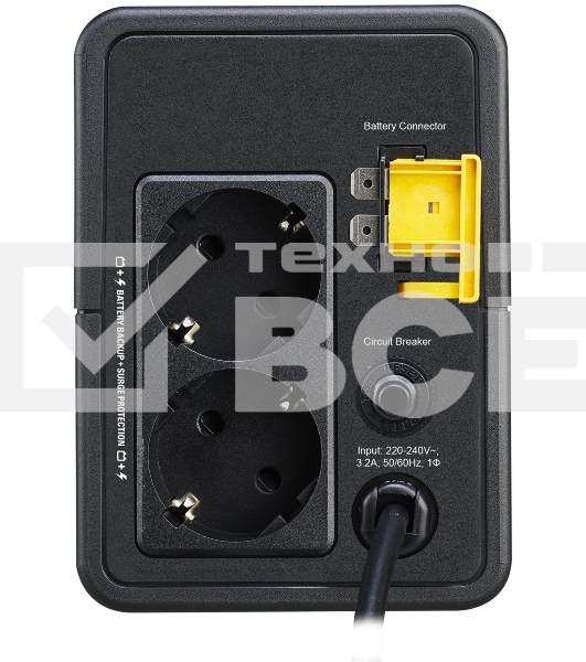 Источник бесперебойного питания APC Easy-UPS BVX700LUI-GR 360Вт 700ВА черный