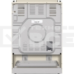 Газовая плита Gorenje GKS6C71CLI, электрическая духовка, металлическая крышка, чугун, слоновая кость, фото3