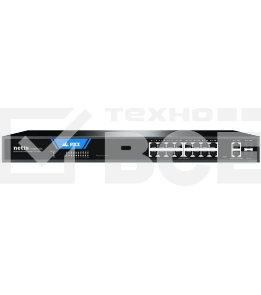 Коммутатор Netis ST220GPR-2G2S (L2) 18x1 Гбит/с 2SFP 16PoE 225W настраиваемый