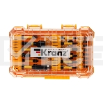 Набор торсионных бит Kranz с магнитным держателем и торцевыми головками, пластиковый кейс, 41 шт, фото 1