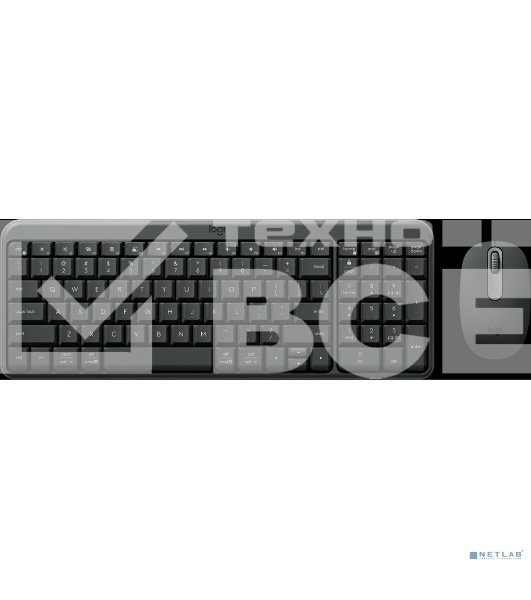 Комплект (клавиатура + мышь) Logitech Wireless MK250 Compact Bluetooth Wireless Combo-GRAPHITE