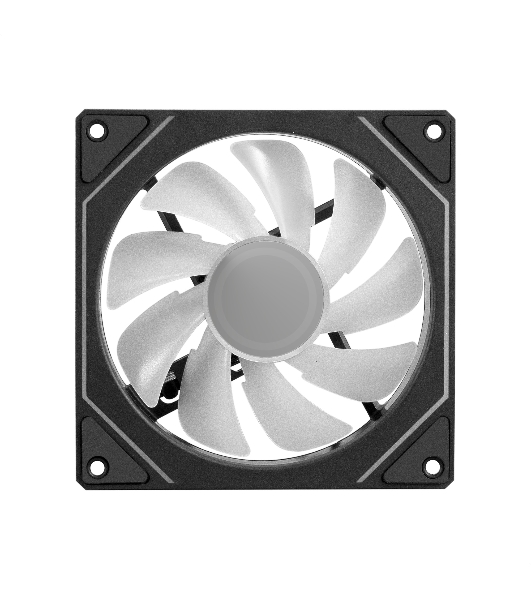 Вентилятор с подсветкой ExeGate EX12025HM3PM.FRGb.PRM (120x120x25 мм, FRGb, Hydraulic bearing (гидродинамический), 3pin+Molex, 1200RPM, 24dBA)